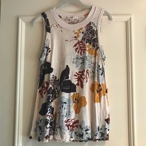 Anthropologie sleeveless top